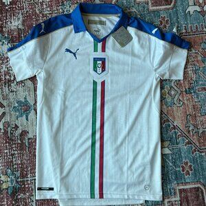 Vintage Puma Italy Euro 2016 Away Soccer Jersey
